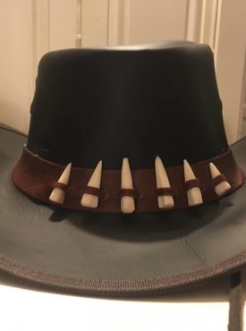 Skinn Cowboy Hats med tenner